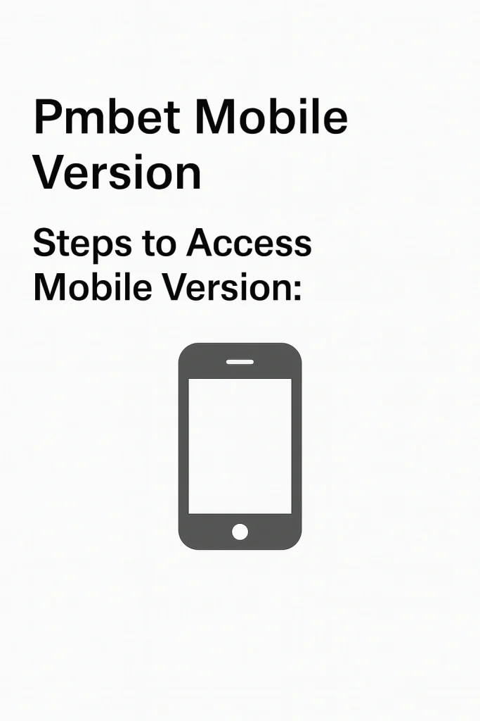 Access Pmbet Zambia mobile version for casino, slots, and online betting Step1