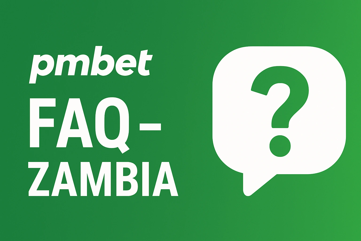 PmBet FAQ - questions and answers