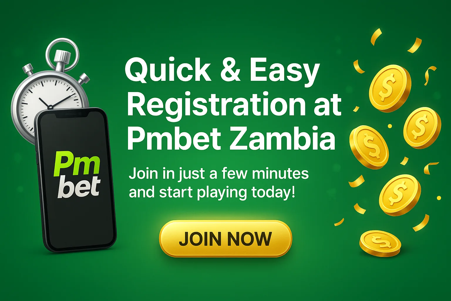 Registering on Pmbet Zambia for online casino and sports betting